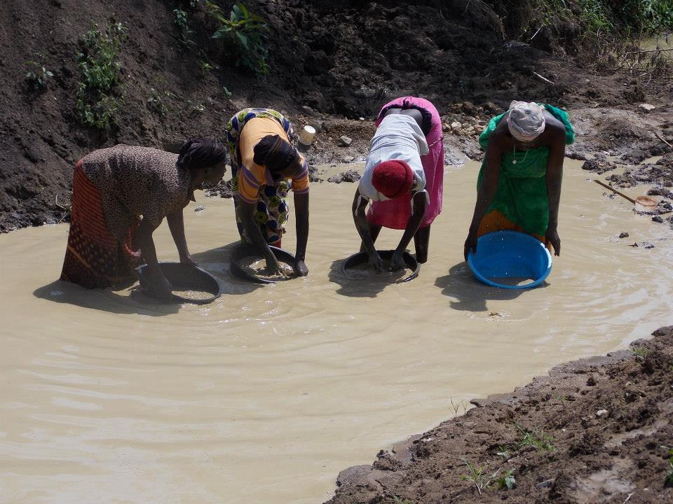 Ugandan woman miners