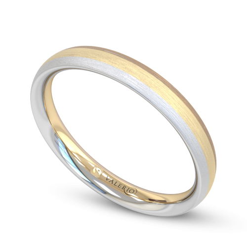 Rainbow Fairtrade Gold Wedding Ring