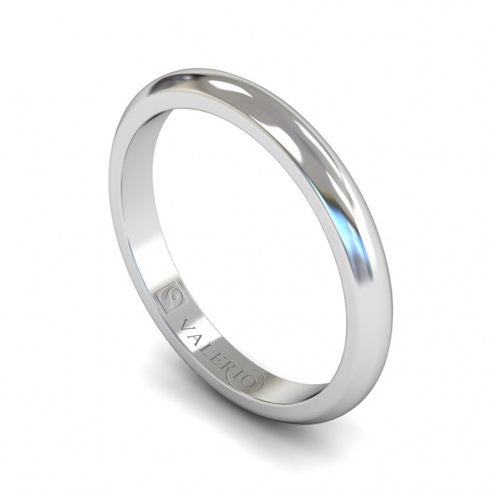 D-Shaped FairTrade Gold Wedding Ring